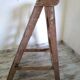 Old wooden stepladder