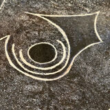 Large ceramic dish by Bernard Buffat.