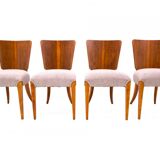 Set of 4 chairs designed by J. Halabala, 1930s.