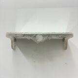 Lucite wall console table with mirror , 1970s