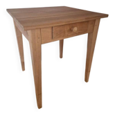 Petite table ou bureau en bois clair - Forme épurée - Style scandinave