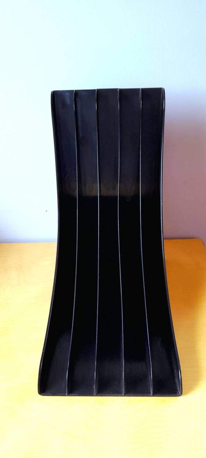 33 rpm vinyl rack Schweizer design 70s