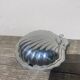 Silver plated butter dish shell 1950