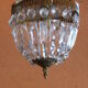 Lustre pampilles corbeille