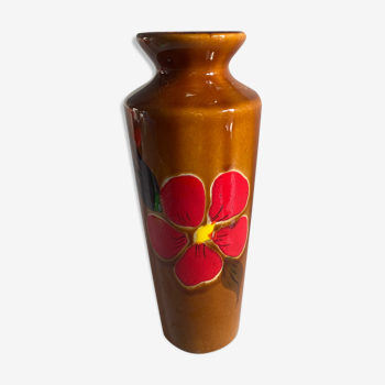 Hand-painted vintage vase
