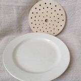 Plat et drainer en faïence petrus regout