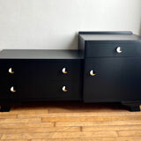 Asymmetrical entrance furniture