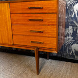 Varnished mahogany enfilade 1960