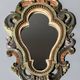 Miroir florentin vintage polychrome – Italie, années 1950
