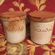Lot de 4 pots à épices en grès du marais