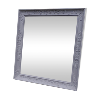 Mercury mirror gray patinated empire frame 67x76cm