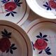 Set of 4 dinner plates St. Amand Art Deco 1932