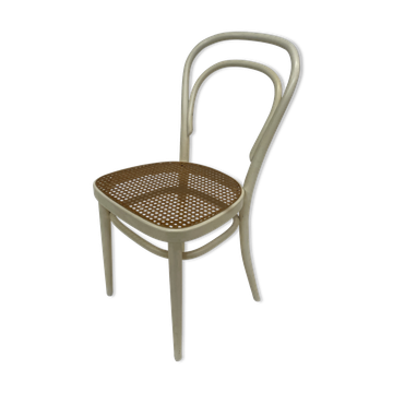 Chaise no 14 blanche,  Thonet