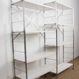 Modular shelf system wood and aluminum 1970