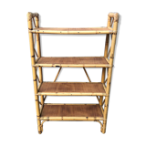 Vintage bamboo shelf