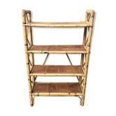 Étagère en bambou vintage