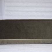 1970s, Danish 3-seater sofa, green furniture velour, beech wood.