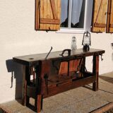 Établi bois ancien