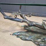 Vintage bonsai coffee table by Willy Daro, 1970s