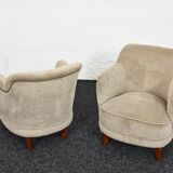 Fauteuils-chaises cocktail du milieu du siècle conçu par Pál Vince, 1947 Hongrie