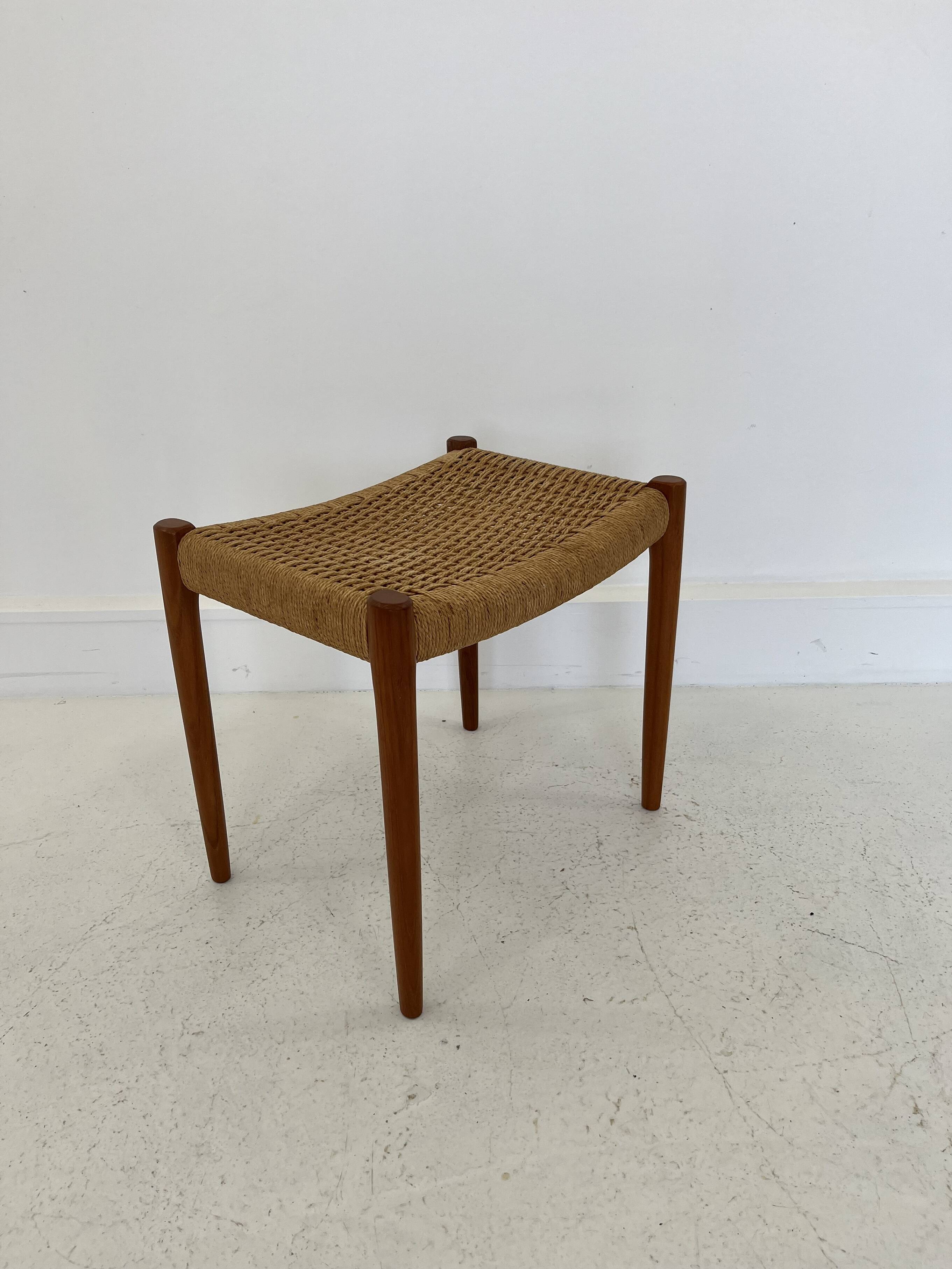 Danish Model 80 Stool in Teak by Niels O Møller for J.L. Møller