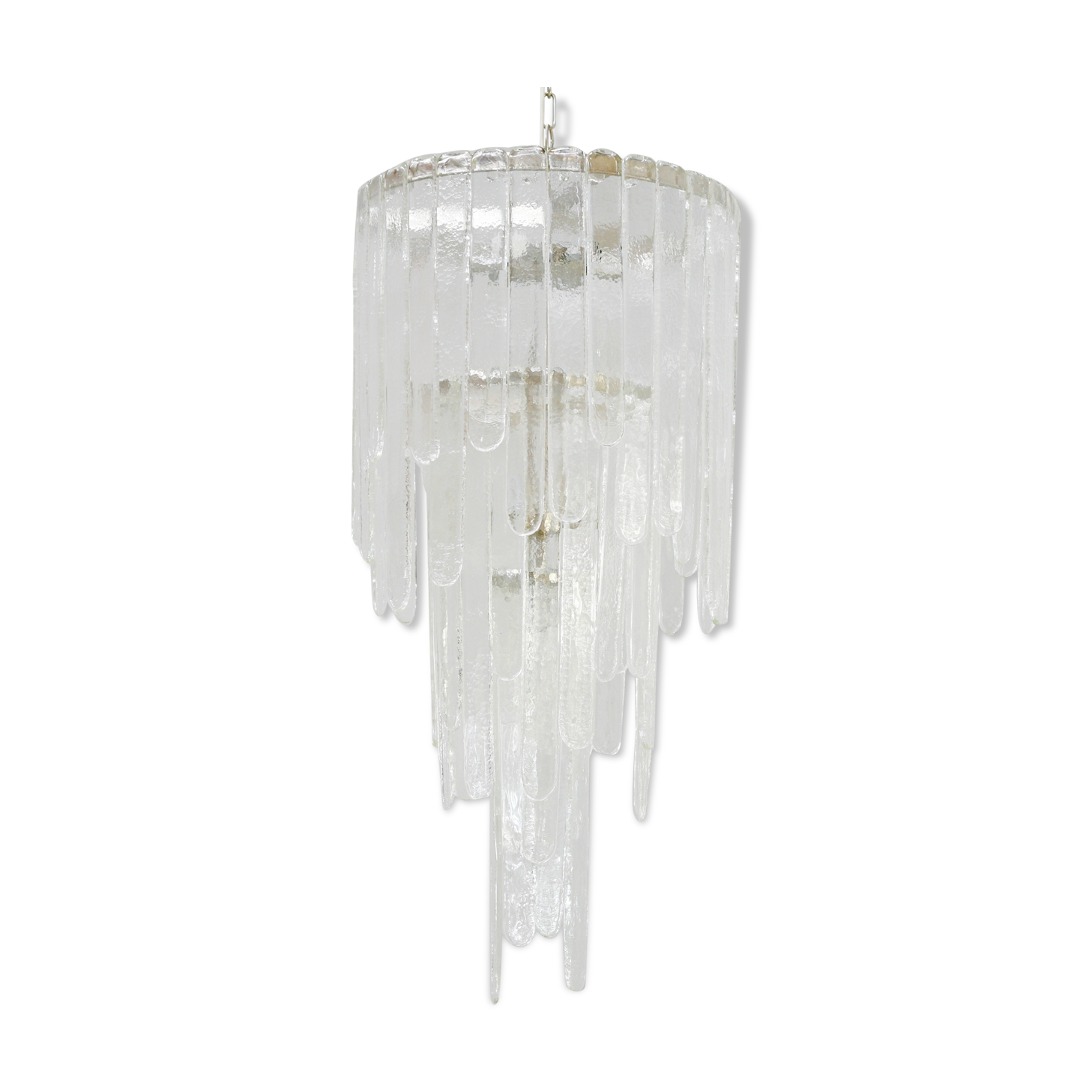 Chandelier by Carlo Nason, edited by Mazzega, Murano, Italy, circa 1970