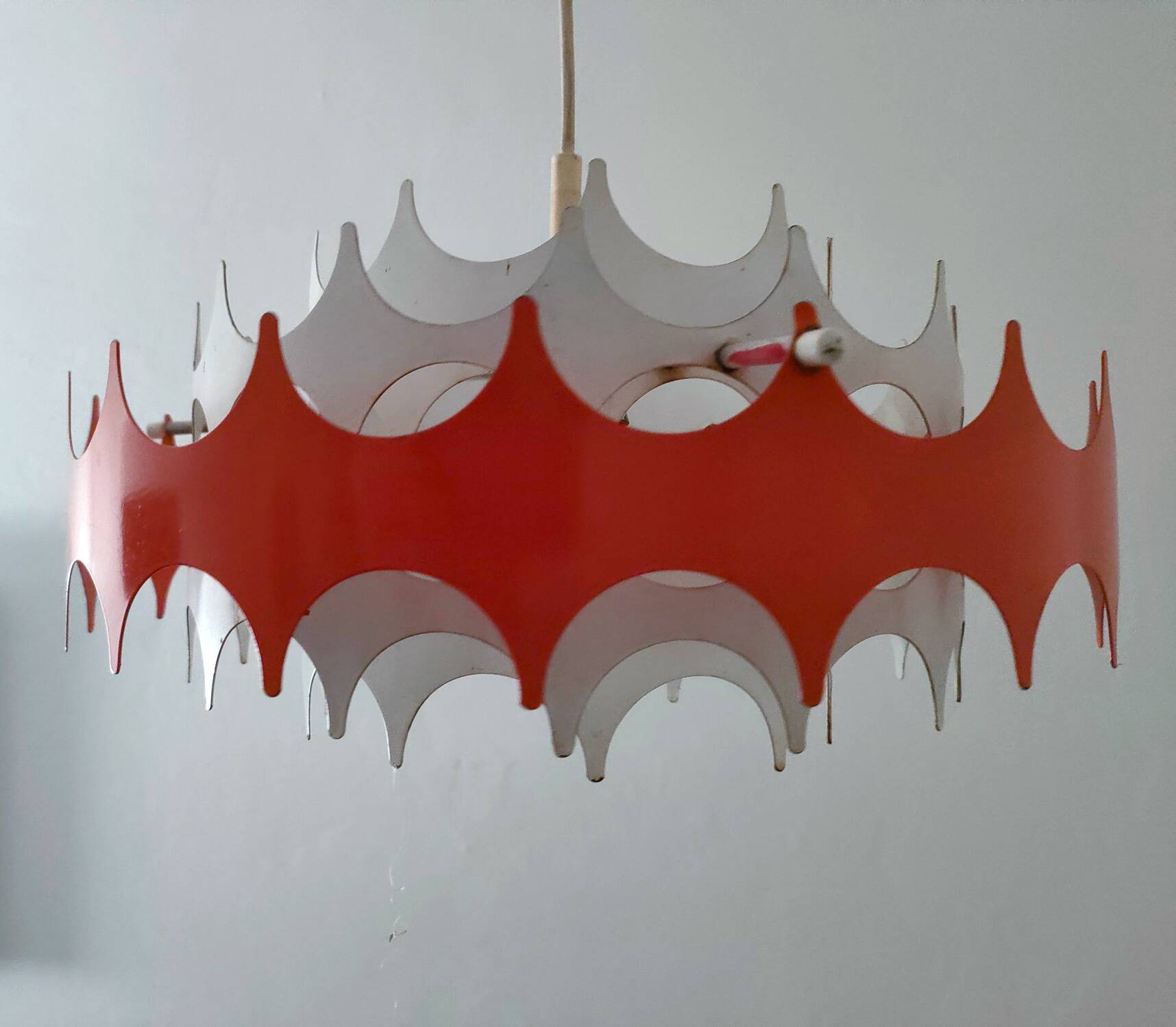 Vintage Pendant Lamp • Doria Leuchten • Space Age • 1960