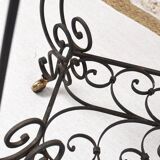 Wrought iron side table