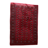 Handmade vintage Turkmen Ersari rug 129cm x 196cm 1960s