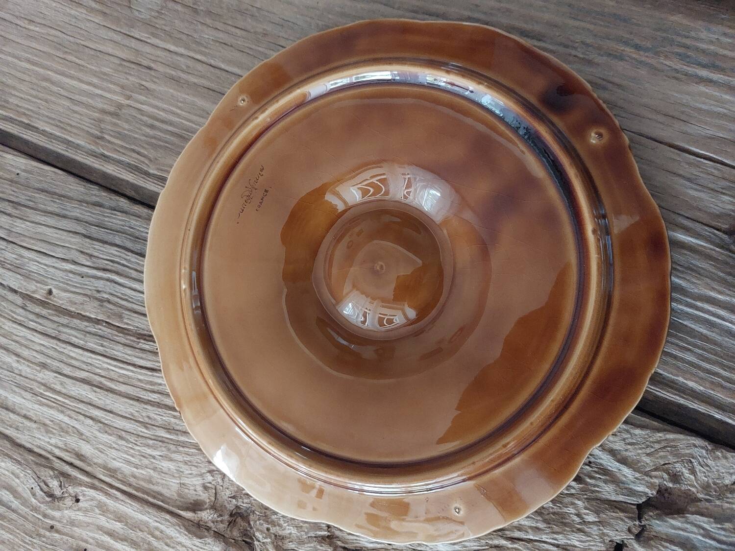 Sarreguemines oyster plate