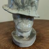 Glazed stoneware sculpture "The Guardians of Hearts"