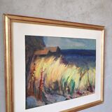 Arne Aspelin, Swedish Modern Painting, 1960s, Oil on Board.