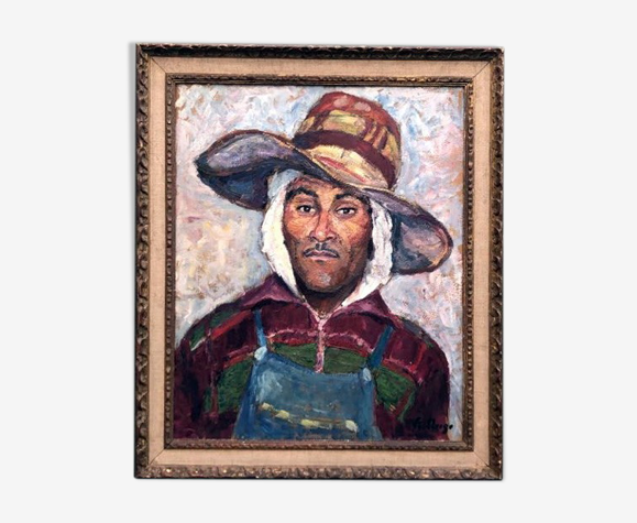 Tableau "portrait d'un gaucho"