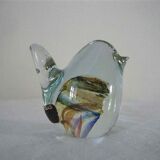 Isle of Wight glass paperweight bird