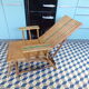 Chaise longue 1930 en rotin