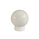 Wall light or ceiling light in porcelain and white glass