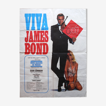 Original movie poster "Viva James Bond" Sean Connery