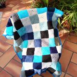 Vintage patchwork throw