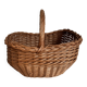 Panier osier forme bombée