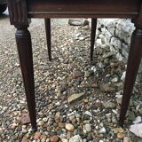 Table low Louis XVI wood and marble