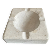 Vintage square stone ashtray