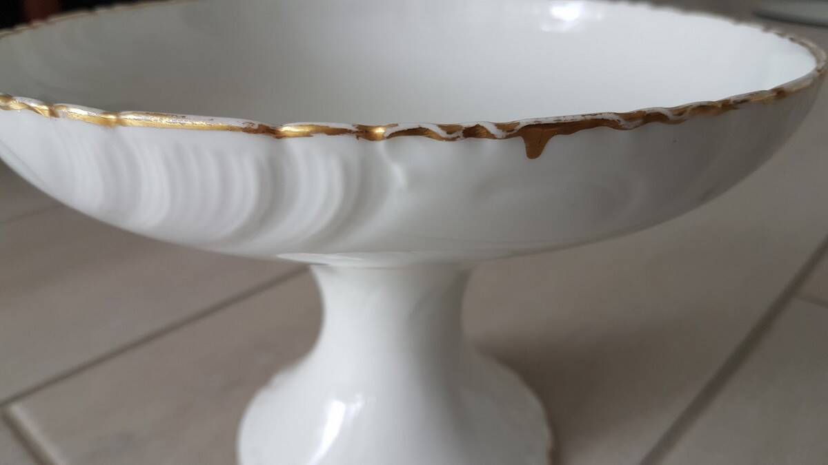 Limoge porcelain fruit bowl Gerard Dufraisseix Abbot - GDA