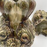 Paire de vase en barbotine ancien