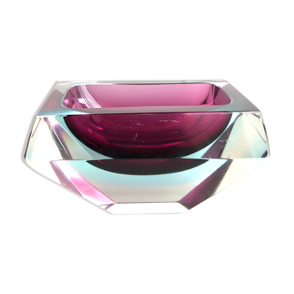 Empty pocket Sommerso Murano design Luigi Mandruzzato, 60s