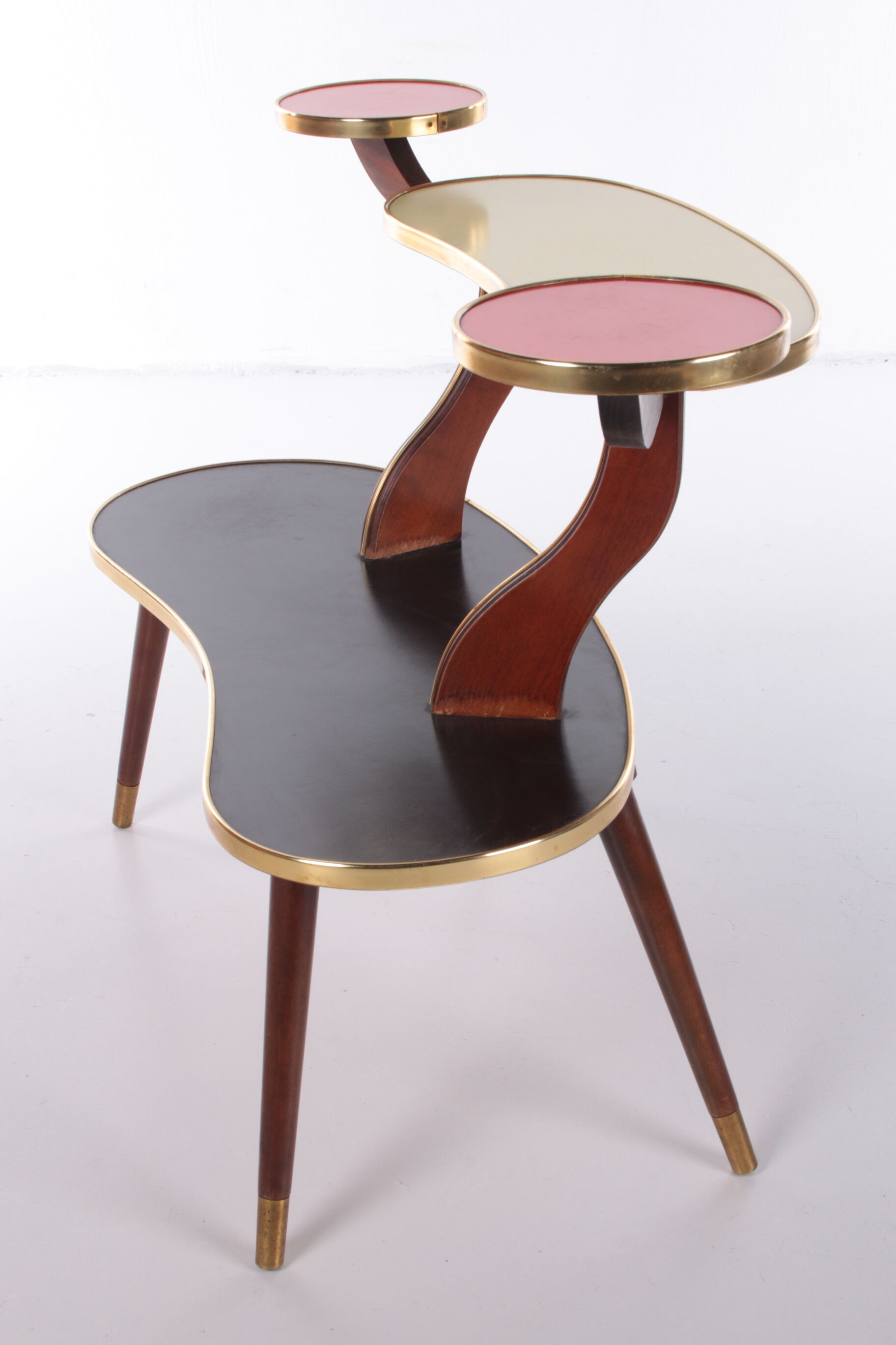 Vintage etagere planting table 1960s, germany