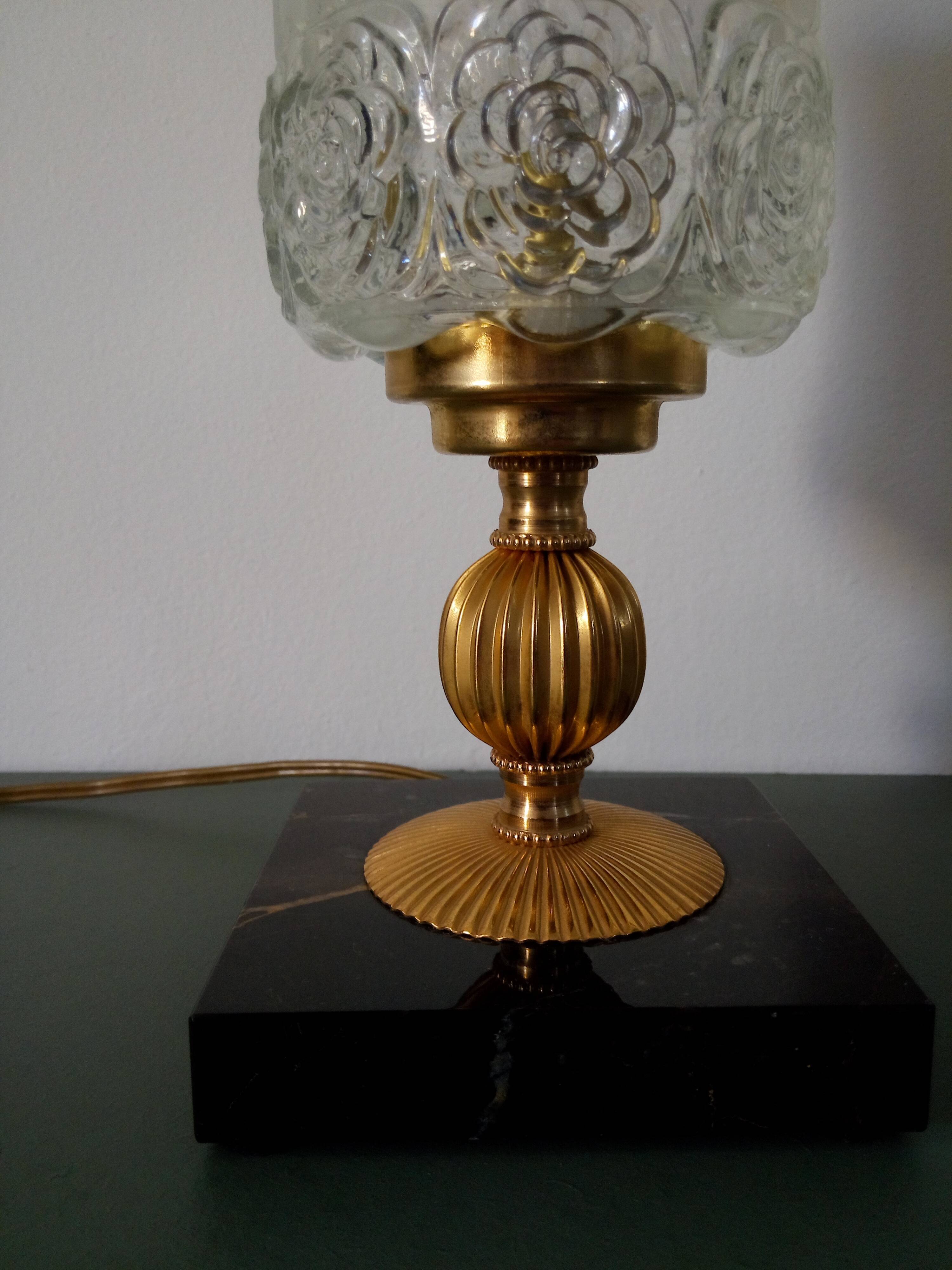 Marble and lation lamp