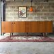 Vintage Scandinavian teak sideboard, 1970.
