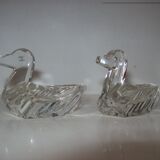Crystal salterons in the shape of a duck