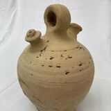 Old Provencal terracotta jug called "Gargoulette"
