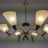 Brass chandelier from the 50s/60s